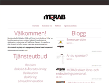 Tablet Screenshot of merab.nu